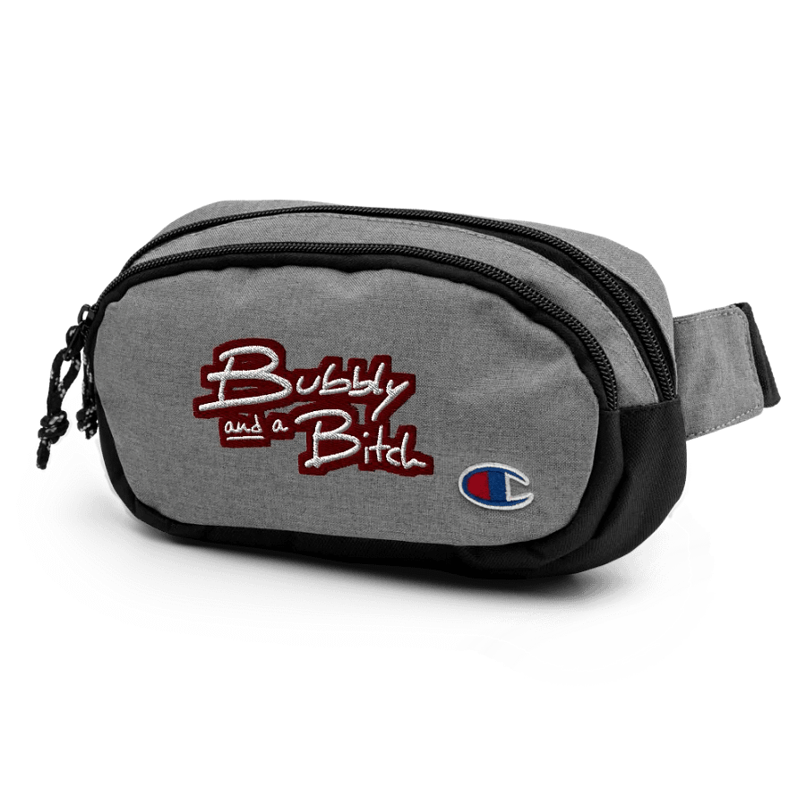Bubbly and a B*tch (maroon bubble design 2) champion fanny pack product image (4)