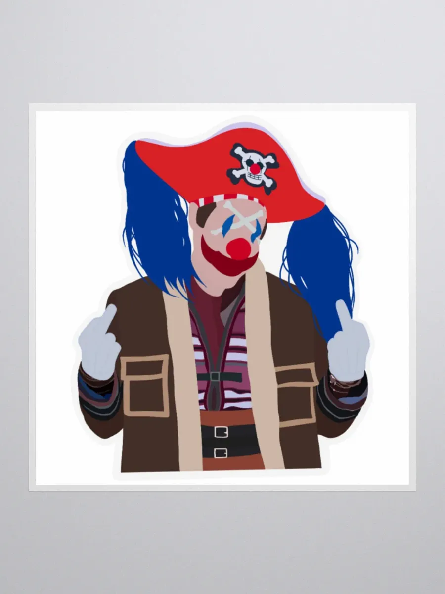 H3ro the Clown Sticker product image (7)