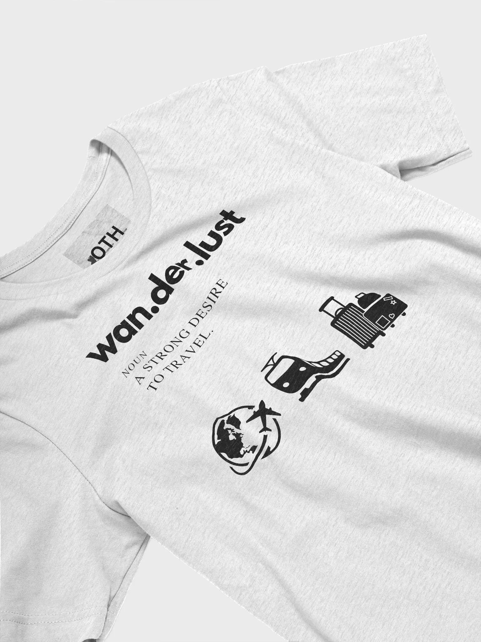 Minimalist Chart Trio Travel Light Tee product image (5)
