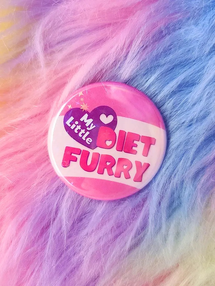My Little Diet Furry | Button product image (2)