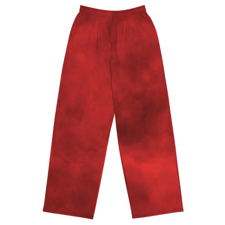 Cosmic Comfort Wide-Leg Pants Red product image (1)