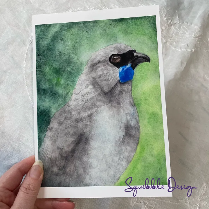 Supporter Print - Kokako product image (1)