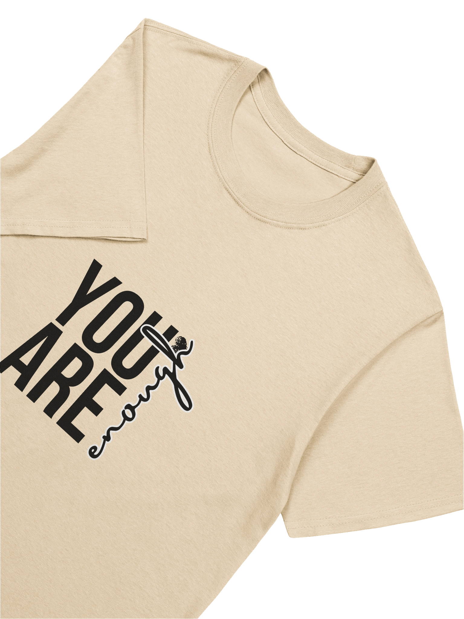 Vertical 'You Are Enough' Script Unisex T-Shirt product image (38)