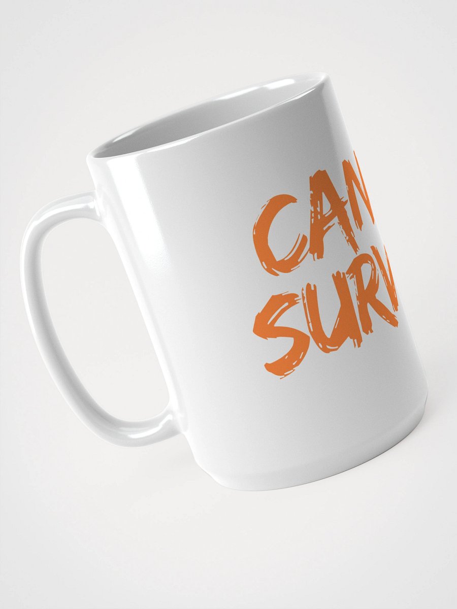 CANCER SURVIVOR Blue Ribbon Mug product image (3)