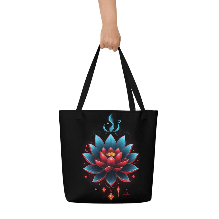 Mystical Lotus Symphony Tote product image (7)