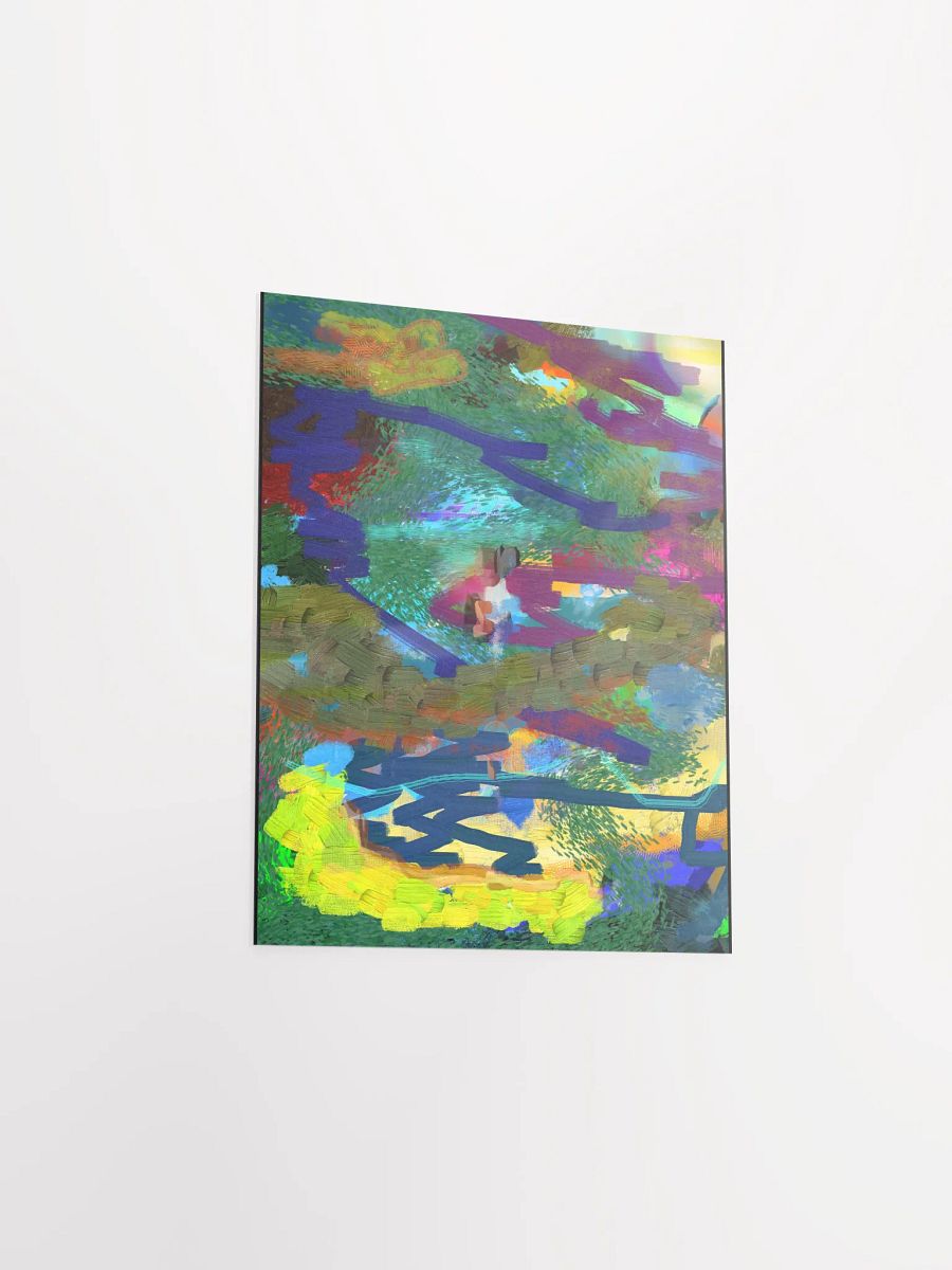 Garden & Ponds Artwork | Vibrant Abstract Expressionism Poster product image (14)