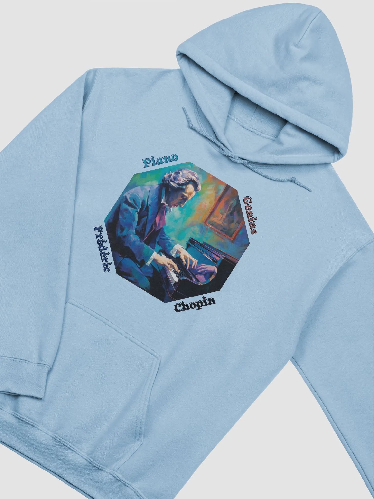 Frédéric Chopin [Playing Piano] - Piano Genius | Hoodie product image (8)