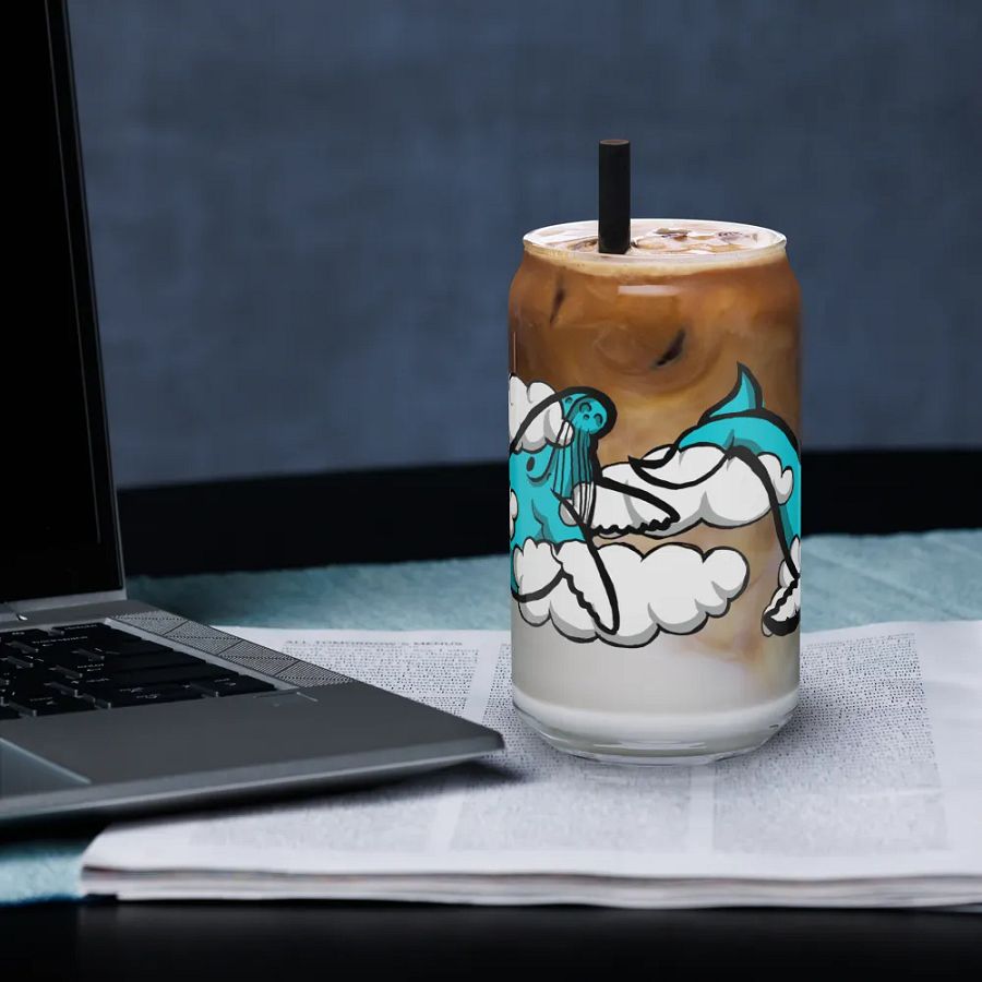 sky humpback whale can-shaped glass product image (3)