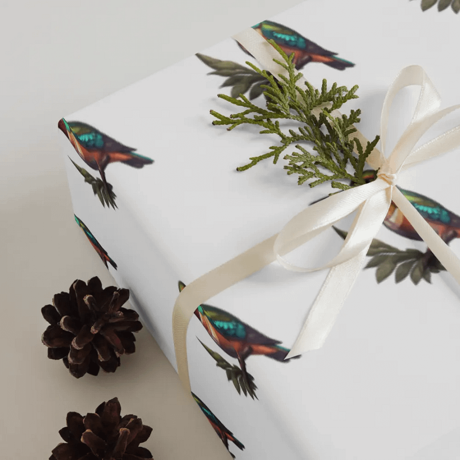 Hummingbird Wrapping Paper Set of 3 sheets product image (6)