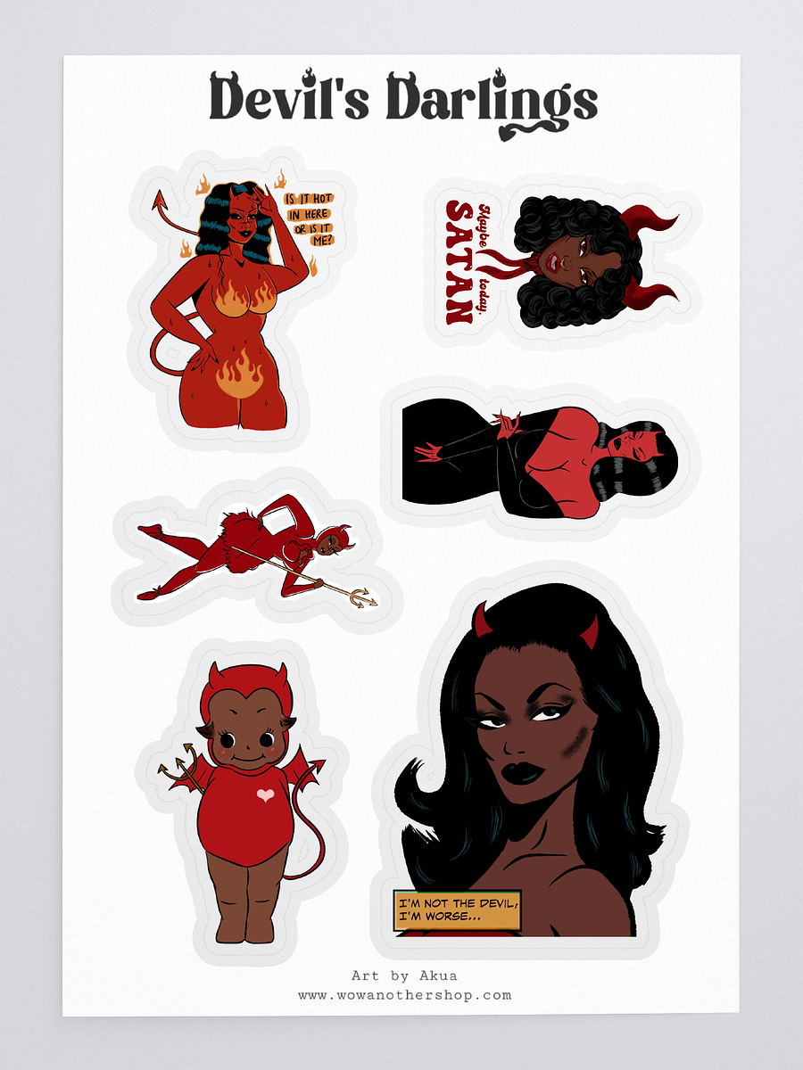 Devil's Darlings Sticker Sheet product image (3)