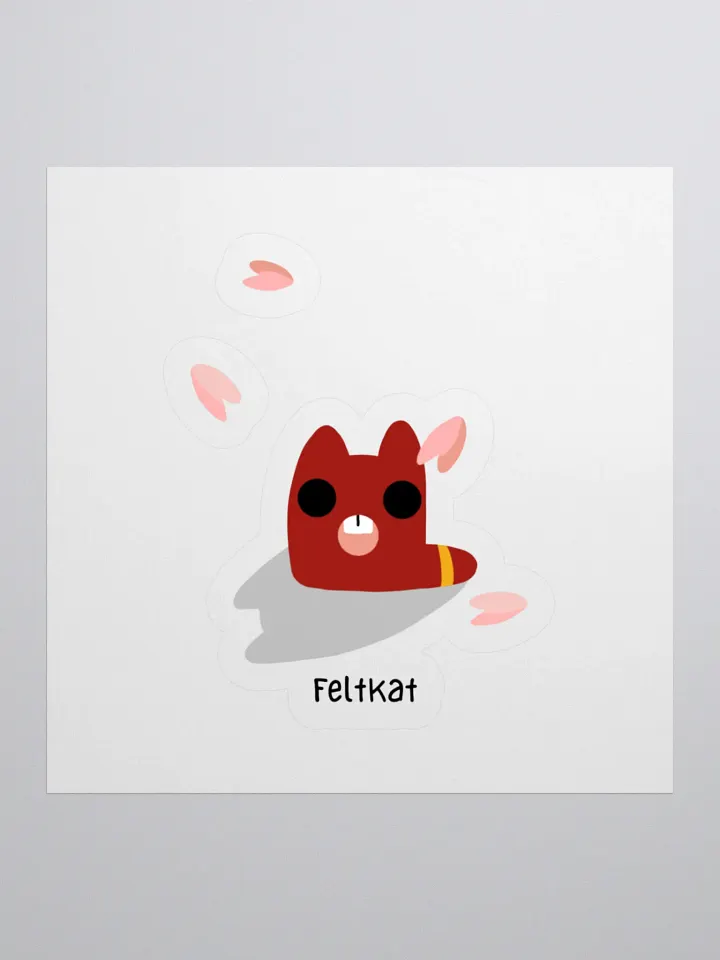 feltkat in bloom sticker product image (2)