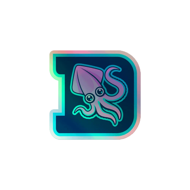 Holographic Sticker 3 - SQUID product image (1)