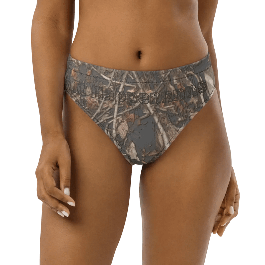 Recycled High Waisted Bikini Bottom - Dead Split - It Happennnns Camo product image (5)