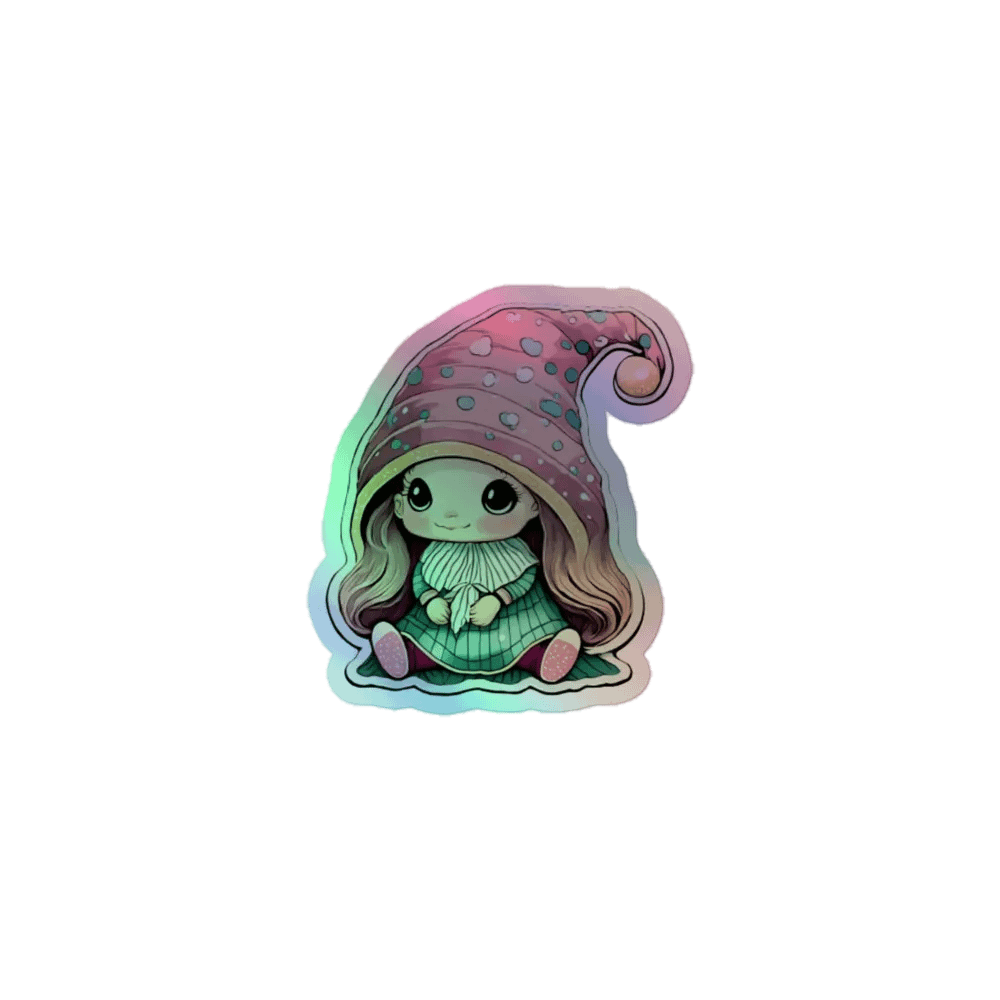 Baby Girl Gnome with Pretty Pink Hat product image (1)