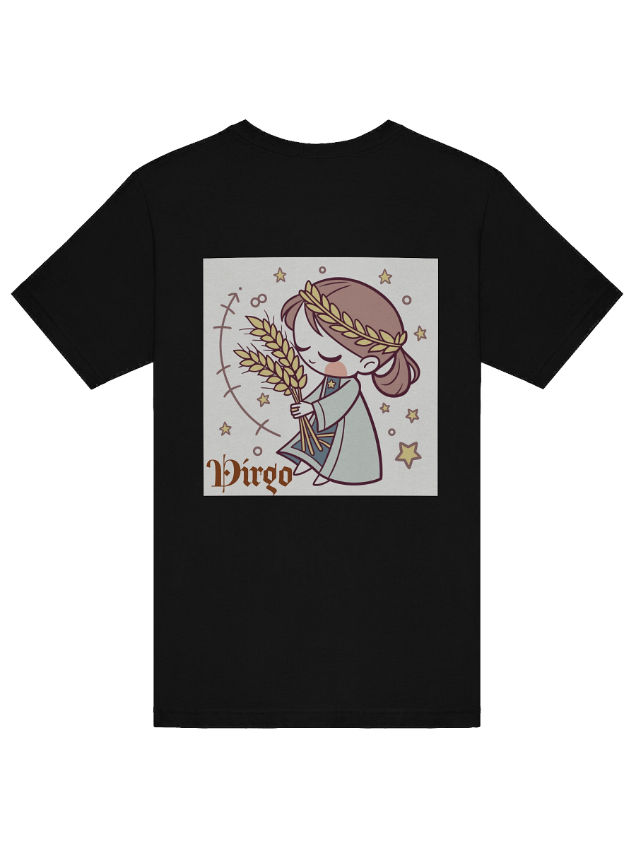 Whimsical Virgo Wheat Cartoon T-Shirt product image (57)