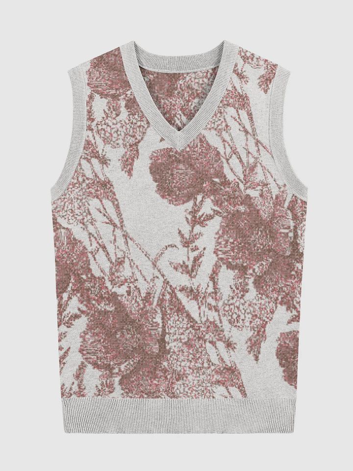 FLORAL VERVE III KNITTED VEST product image (1)