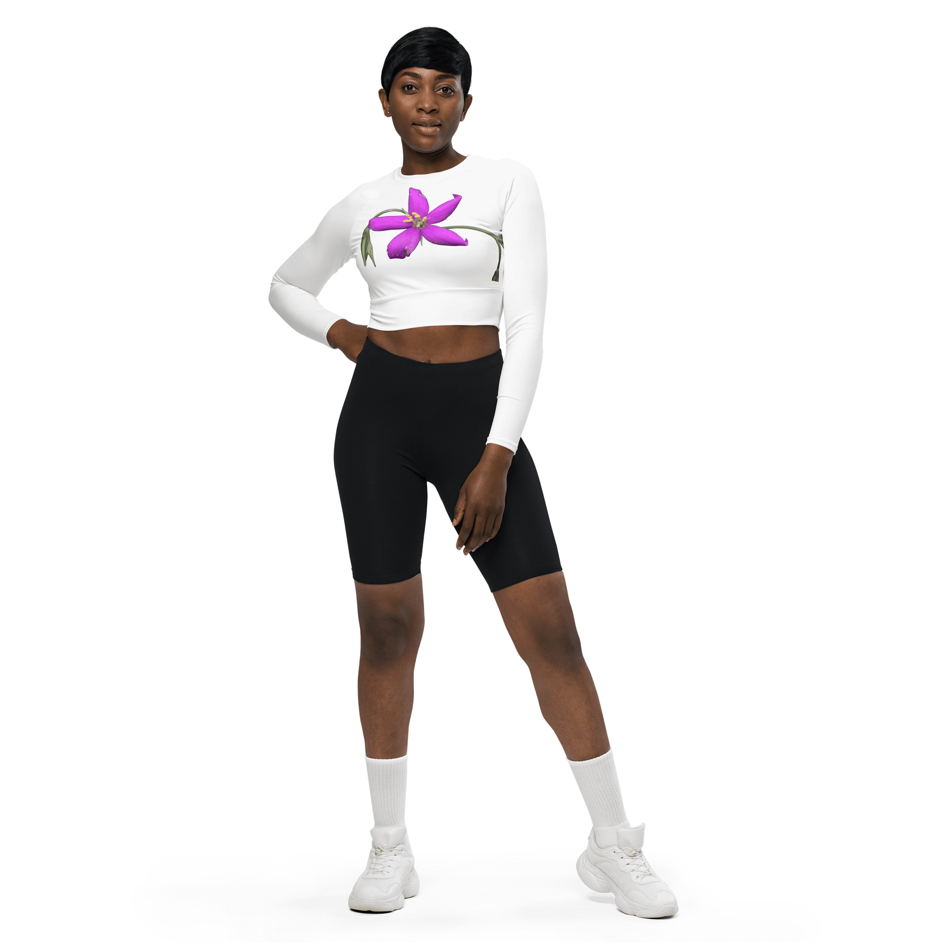 Lady’s Hand Wildflower Eco-friendly Crop Top product image (2)