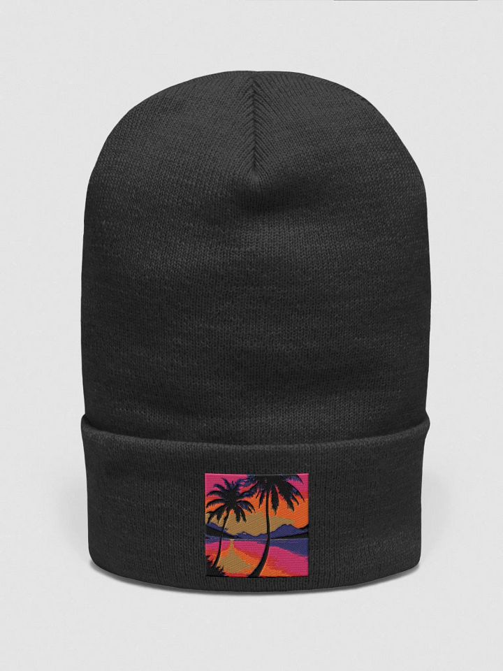 Beanie Hat, embroidered front. Sunkissed product image (3)