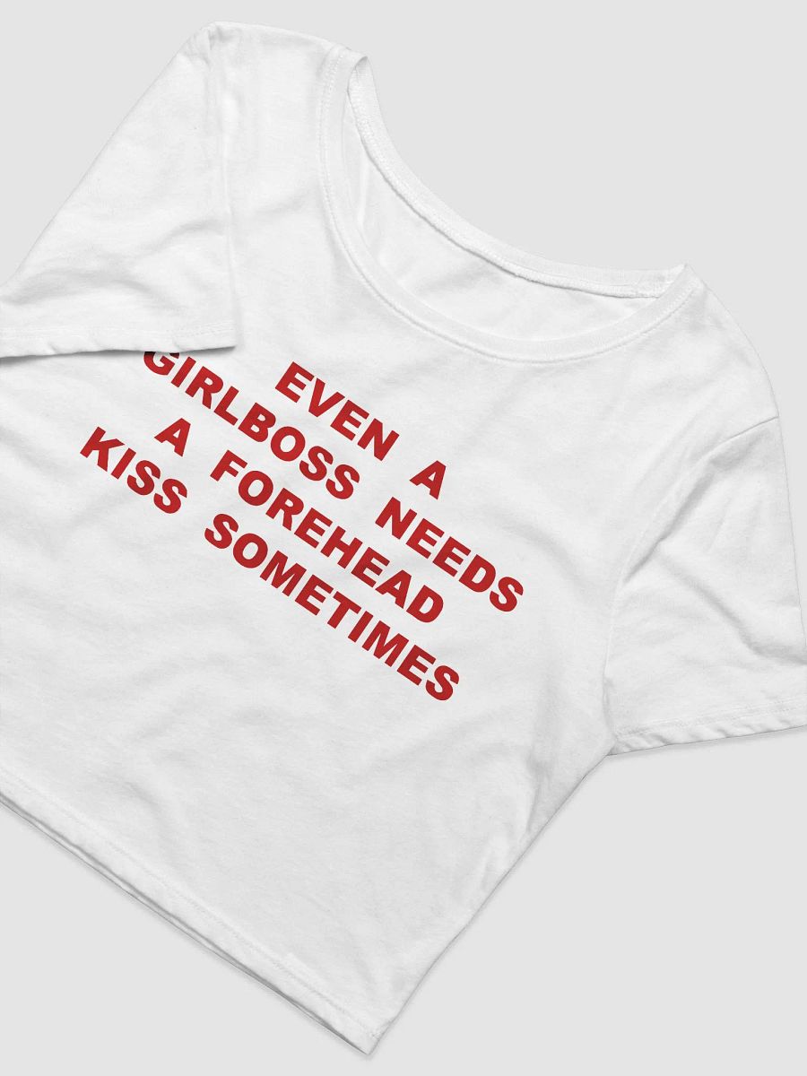 Girlboss Forehead Kiss - Baby Tee product image (3)