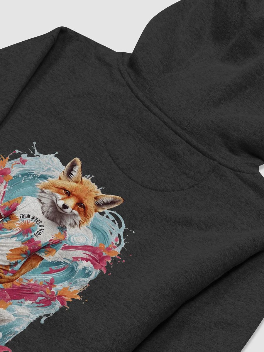 Stay Wild - Ocean Child Surfing Fox Hoodie product image (44)