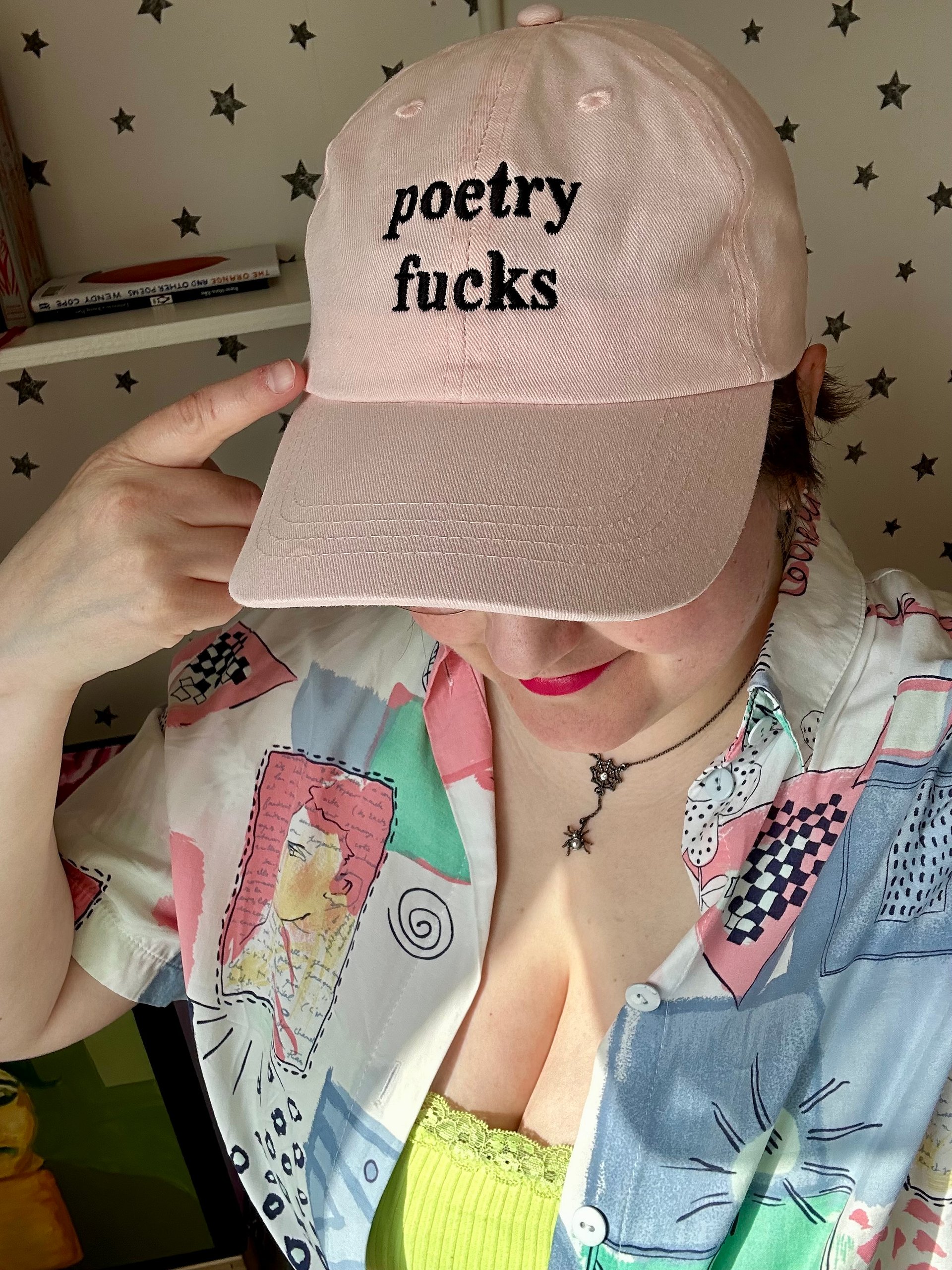 poetry fucks dad cap product image (2)