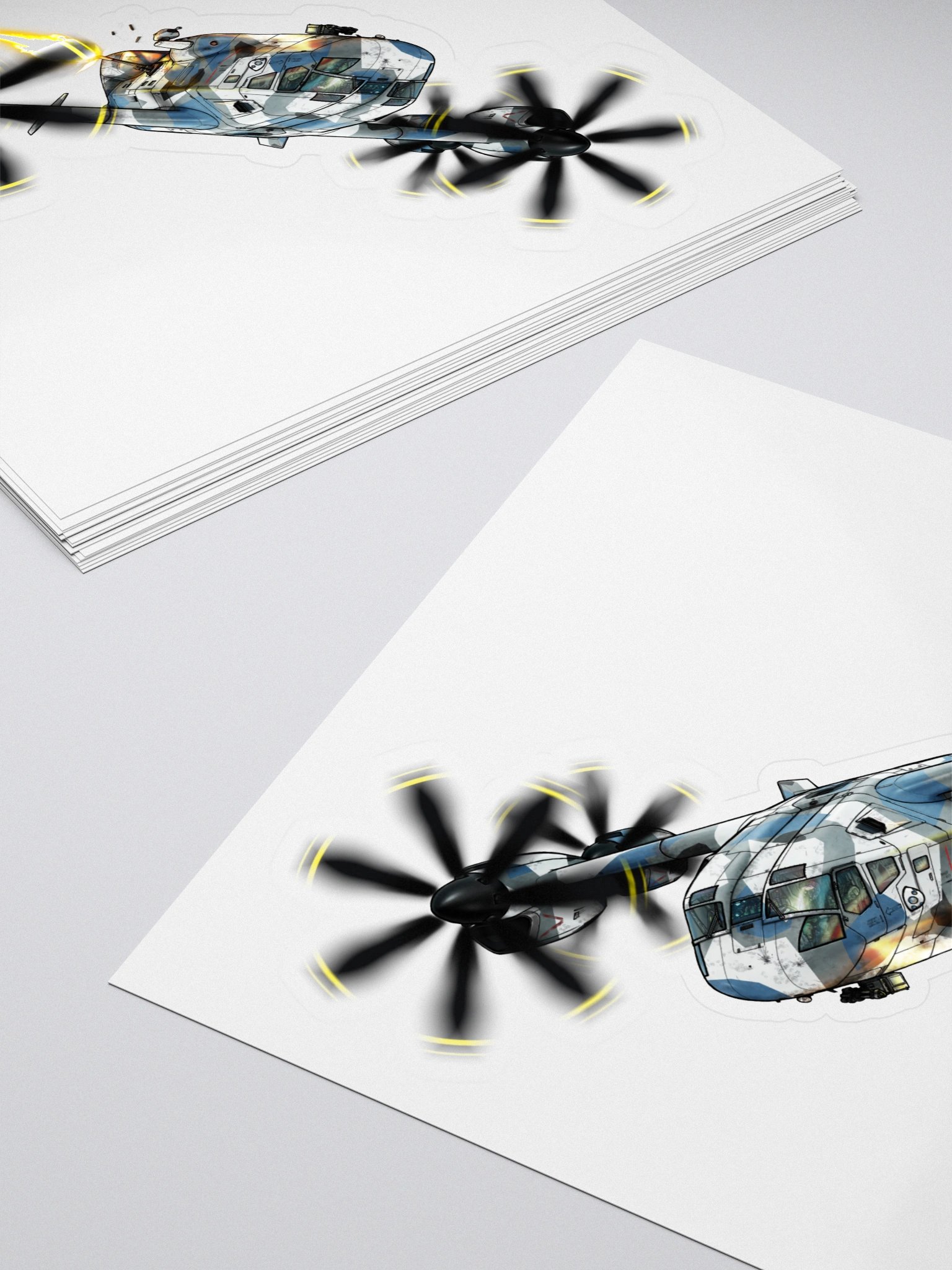 Tarantula - Navy Splinter (5.5 inch Sticker) product image (4)