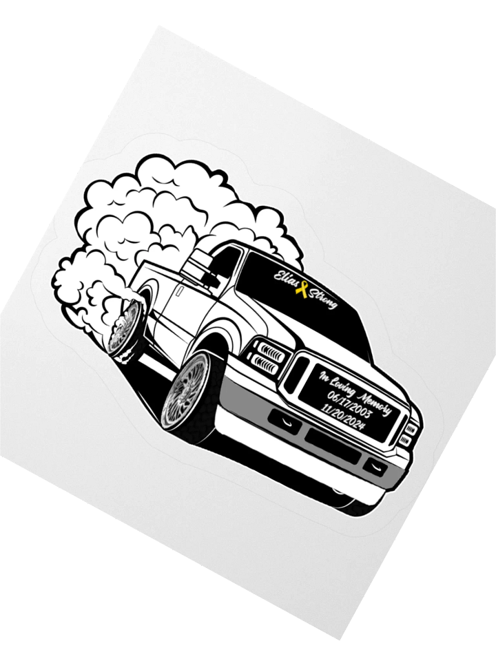 Elias Brandt Memorial Truck Sticker (Indoor) product image (2)