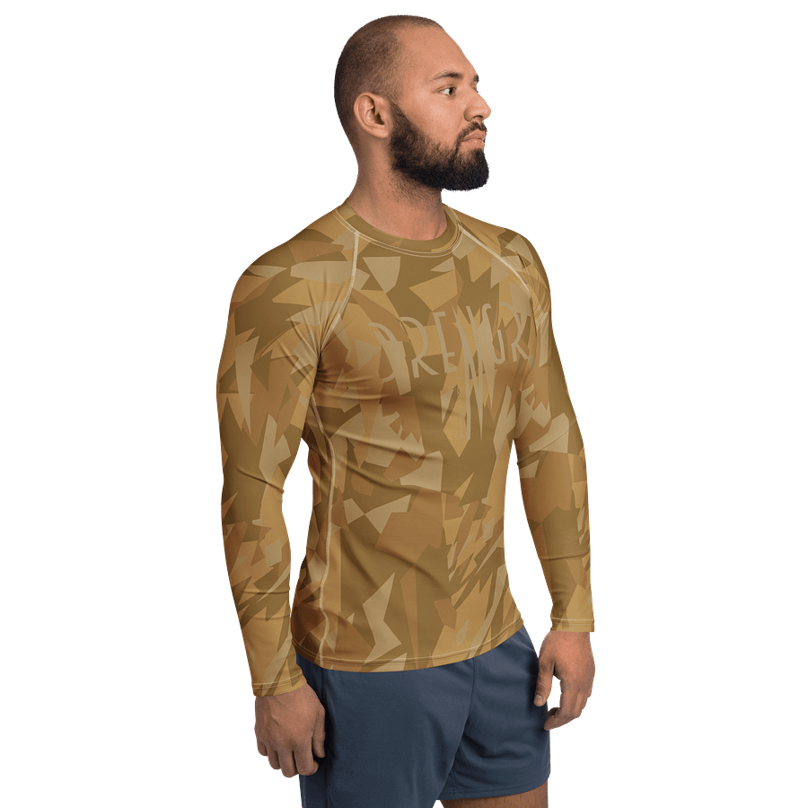 DRENGR Full-M90 Tan Long Rash Guard product image (4)