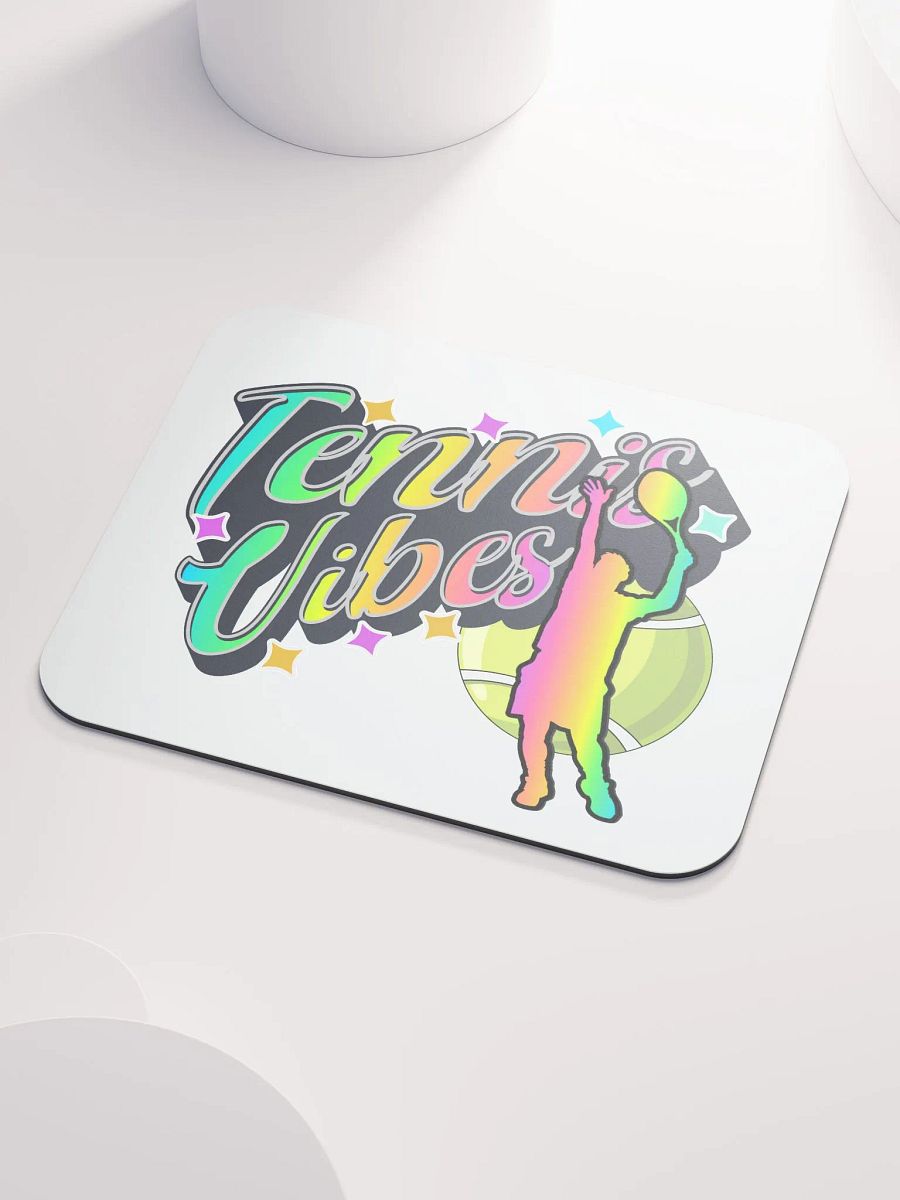 Tennis Vibes Male Neon Mouse Pad product image (3)