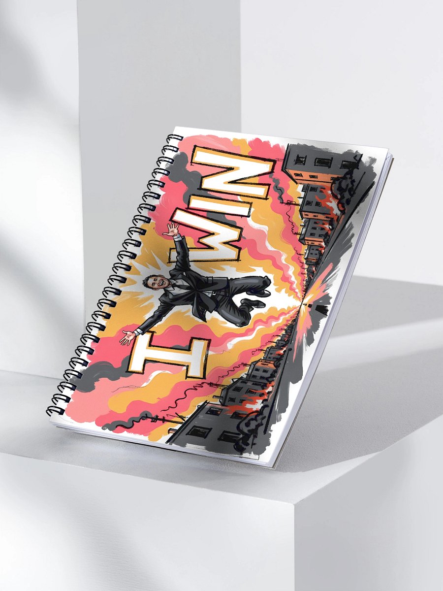Triumphant Explosion Art Print – Urban Victory Spiral Notebook product image (3)