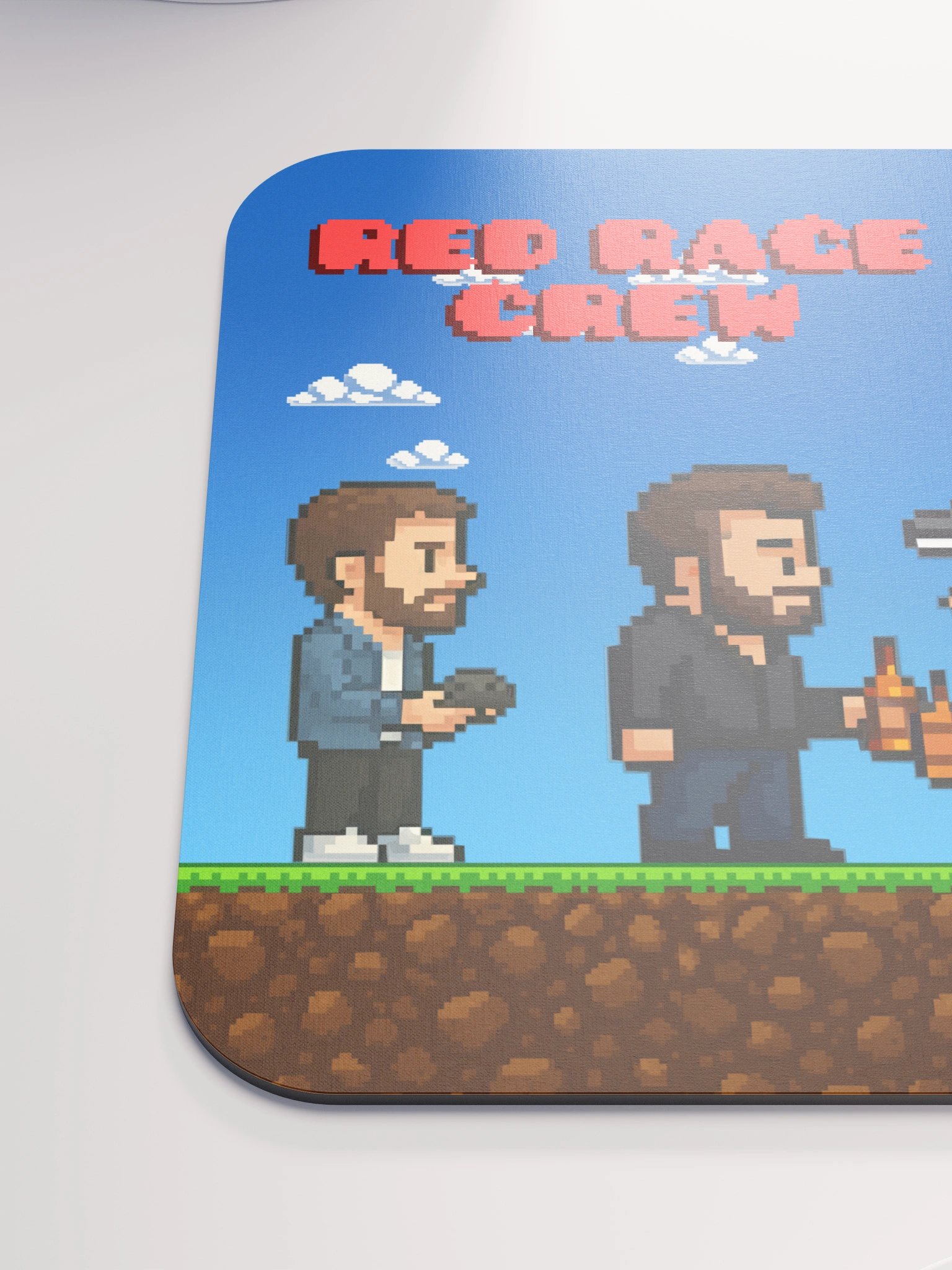 Red Rage Crew – Pixel Mauspad (Level 1) product image (6)