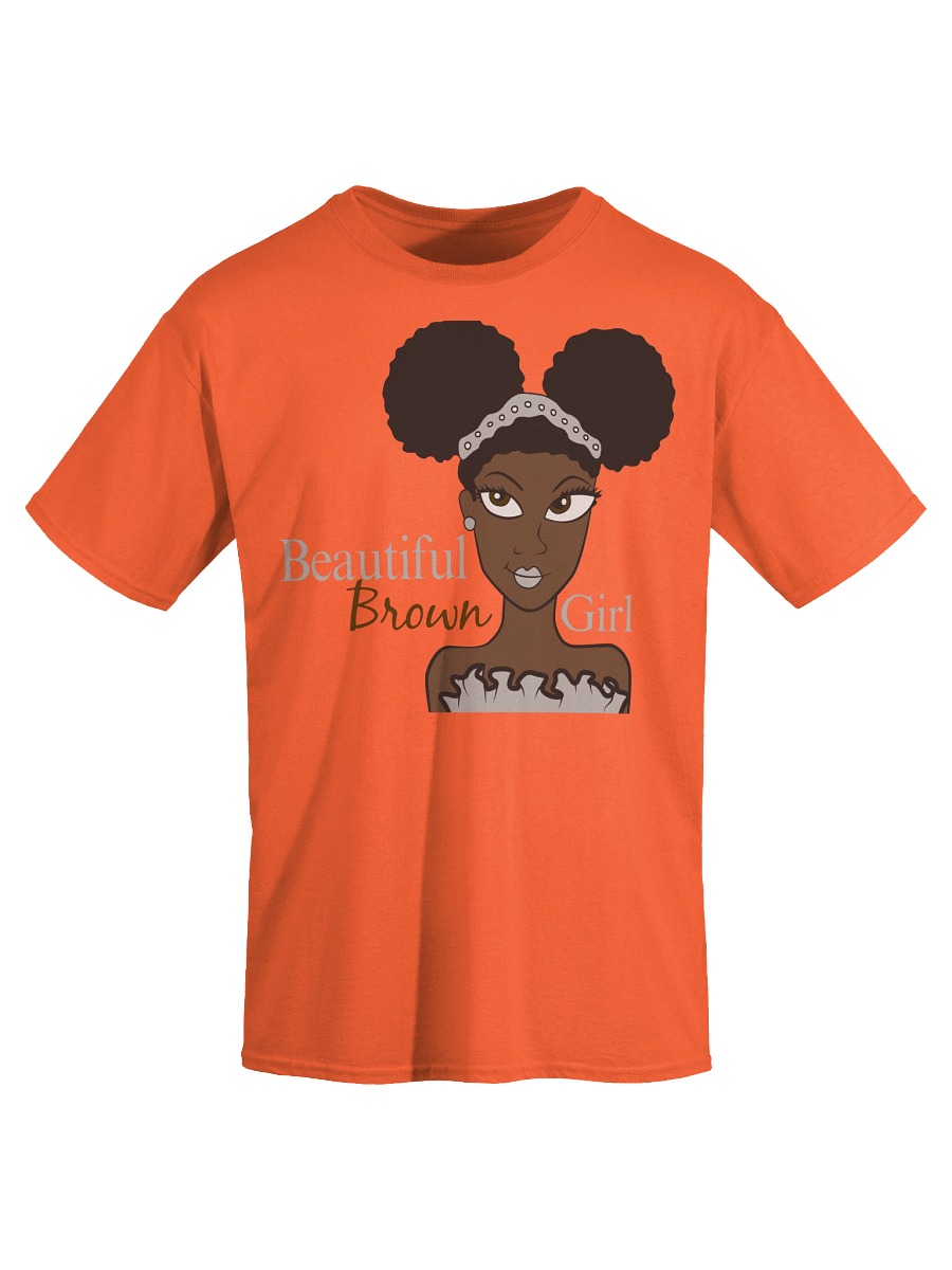 Beautiful Brown Girl Chocolate Tee product image (27)