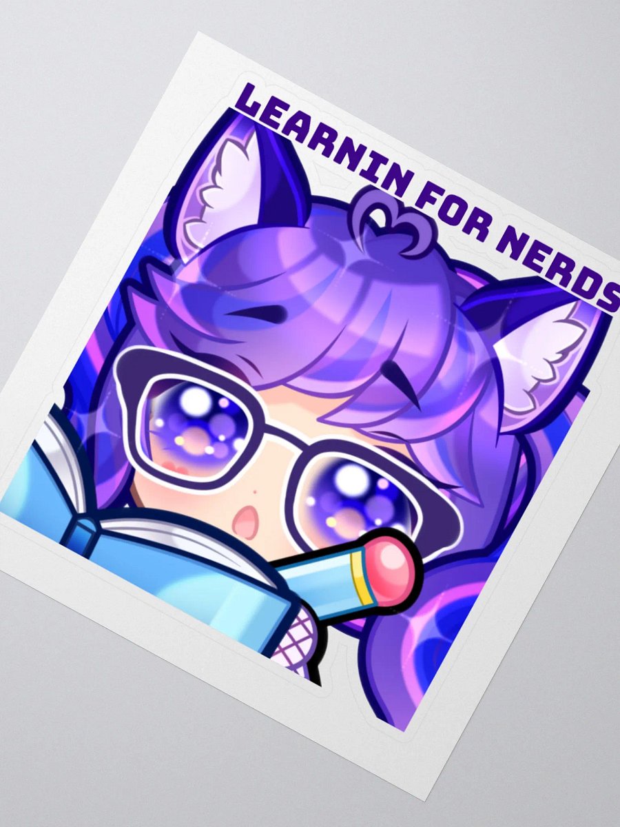 Learning for Nerd Sticker product image (2)