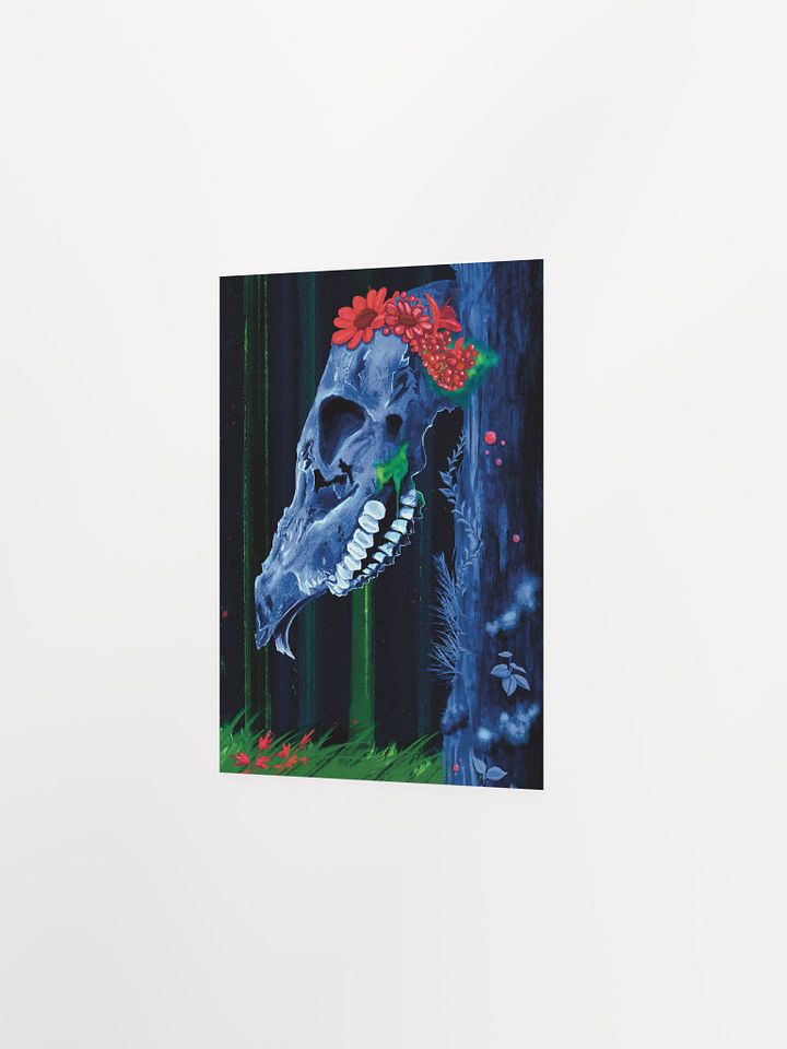 Carved by the Garden Cover Print product image (5)
