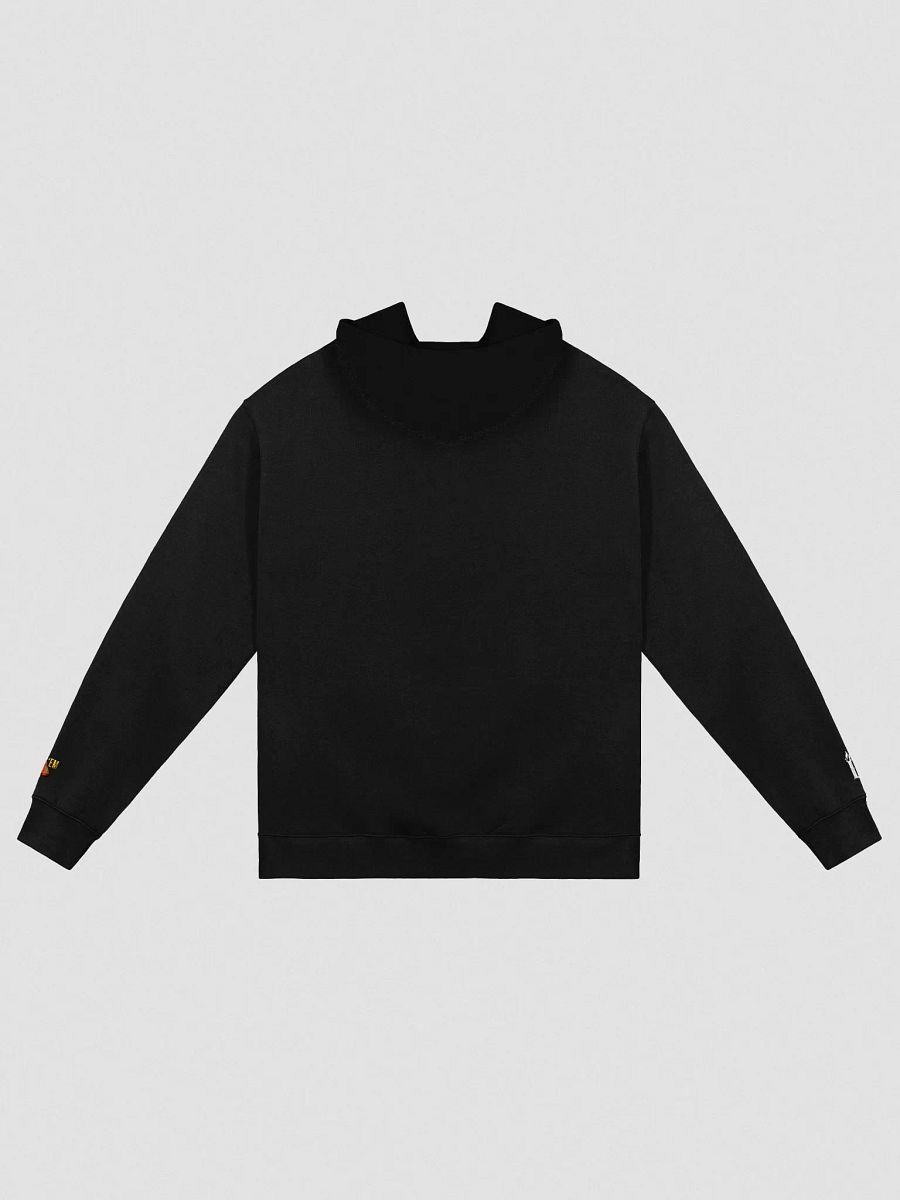 b1azed relaxed black hoodie – comfort meets sustainable style product image (2)