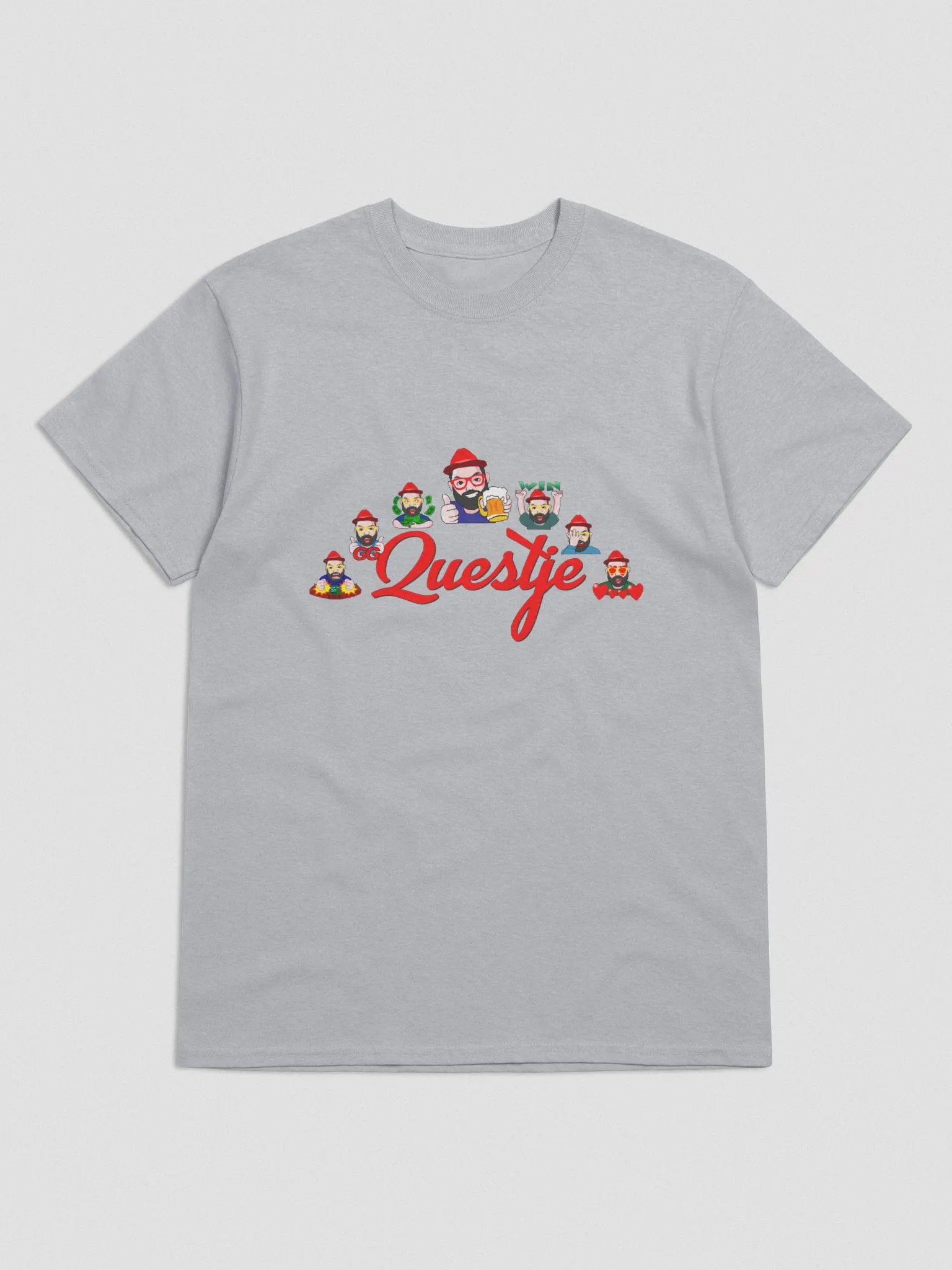 Questje T-Shirt emotes big logo product image (3)