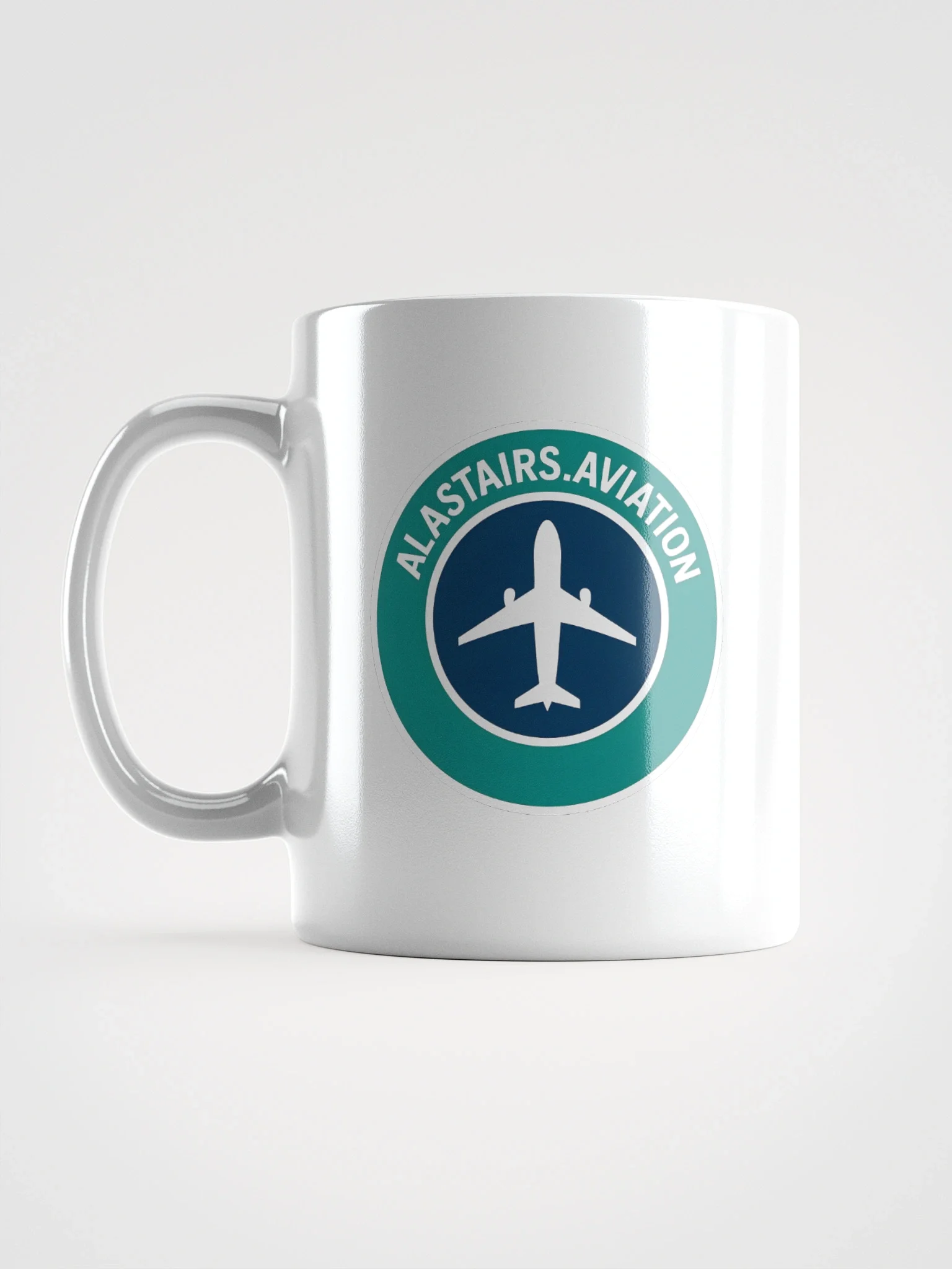 Alastairs Aviation White Gloss Mug. product image (6)
