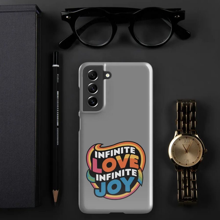 Infinite Love Infinite Joy Snap Case for Samsung (Grey) product image (8)