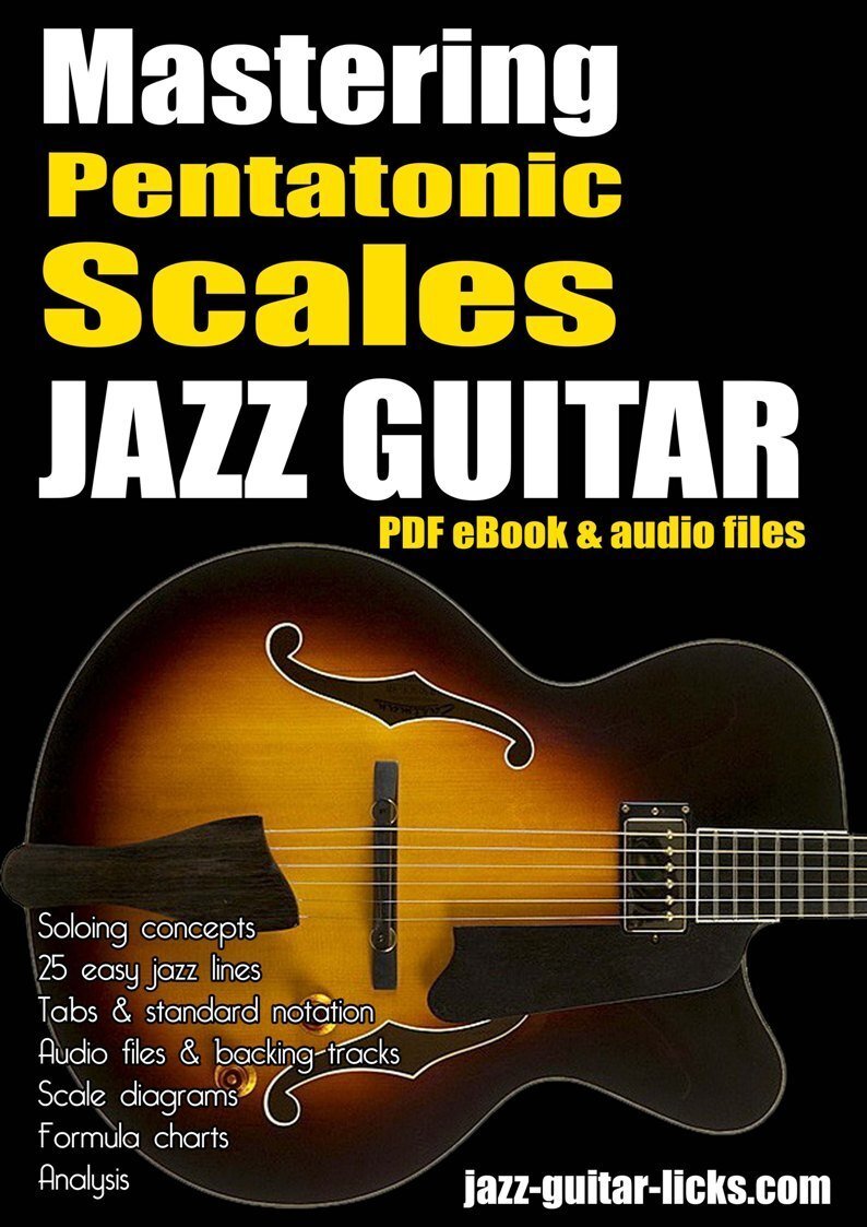 25 Pentatonic Jazz Guitar Licks - PDF Method With Audio product image (1)