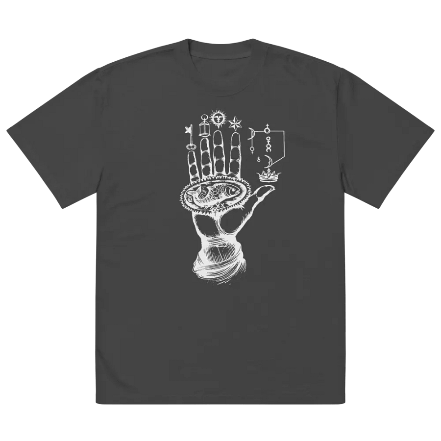 [Hand Of Mysteries 3 - White] Oversized T-Shirt product image (3)