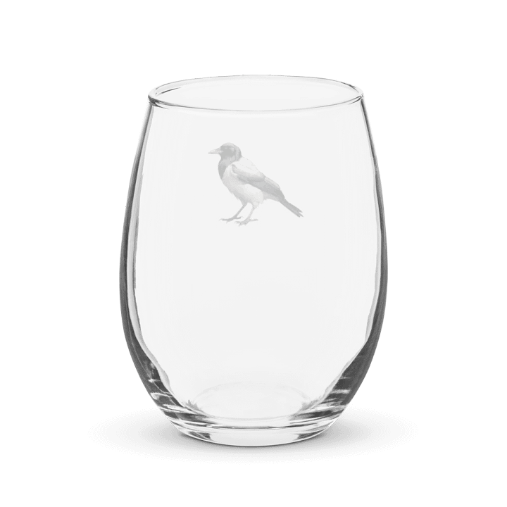 Prestige Crow Stemless Wine Glass - Motif III product image (2)