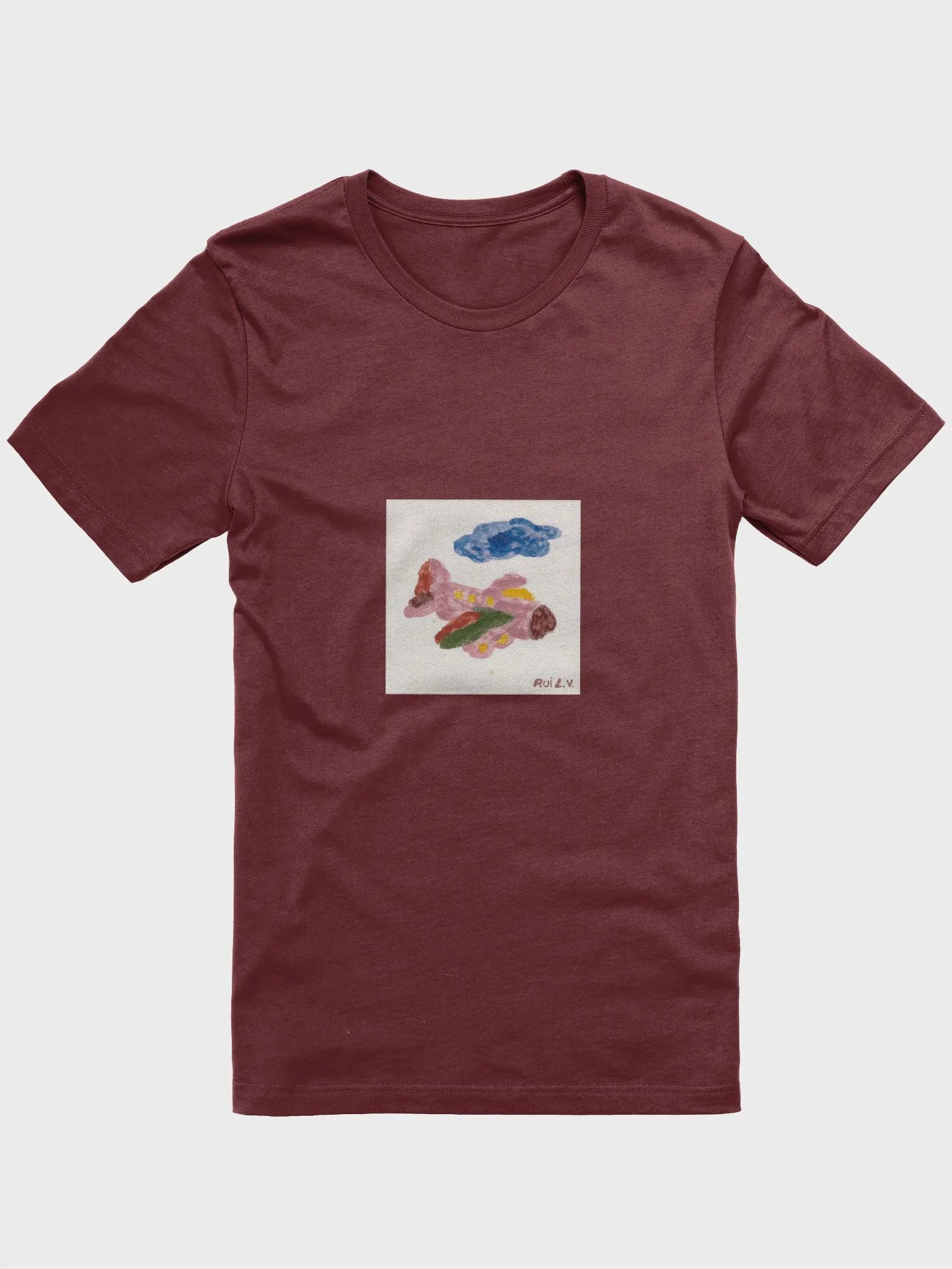 Kid Airplane (Bella+Canvas Supersoft T-Shirt) product image (3)