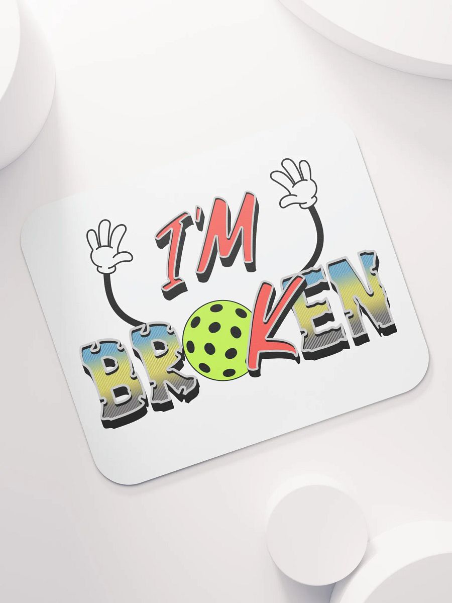 Im Ok Im Broken Pickleball Playful Mouse Pad product image (5)