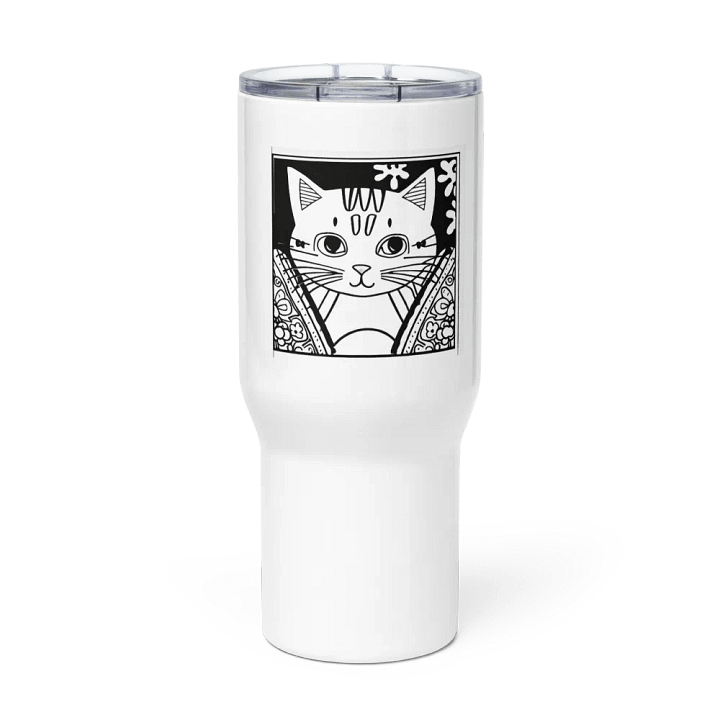 Whimsical Cat Eyes Travel Mug product image (2)