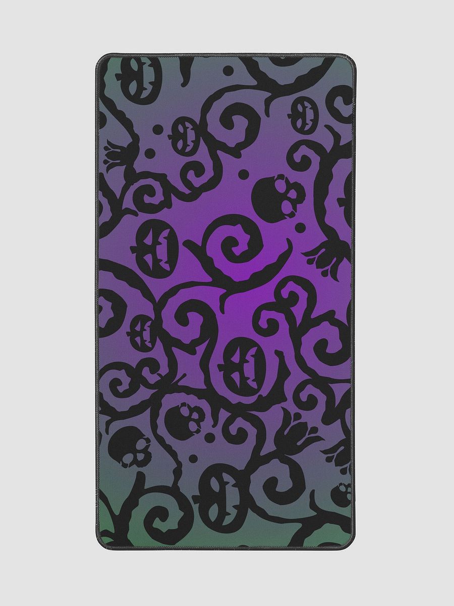 Green & Purple Scary Pumpkins Skull Gaming Mouse pad product image (2)