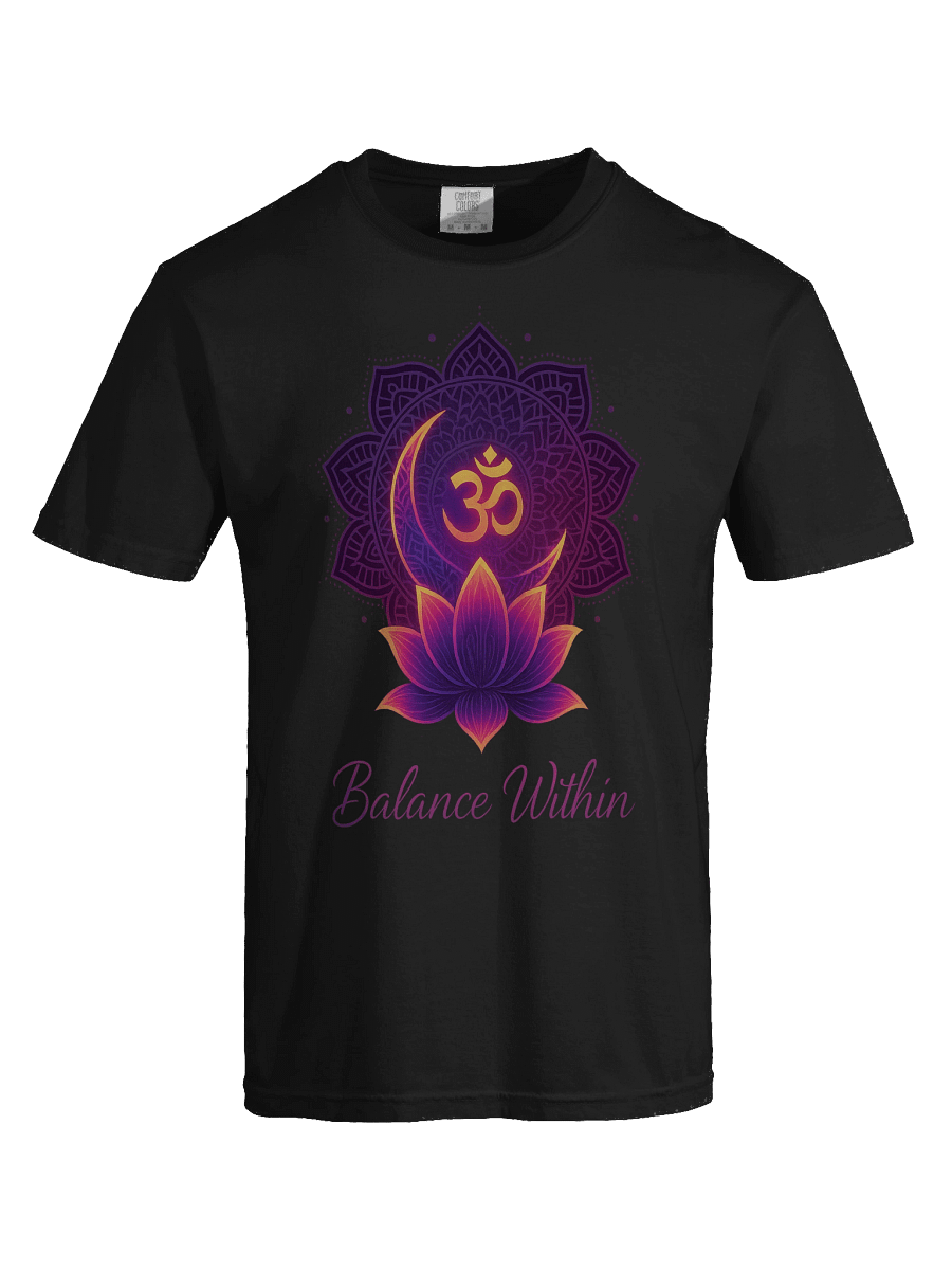 Balance Within – Lotus Meditation Tee product image (4)