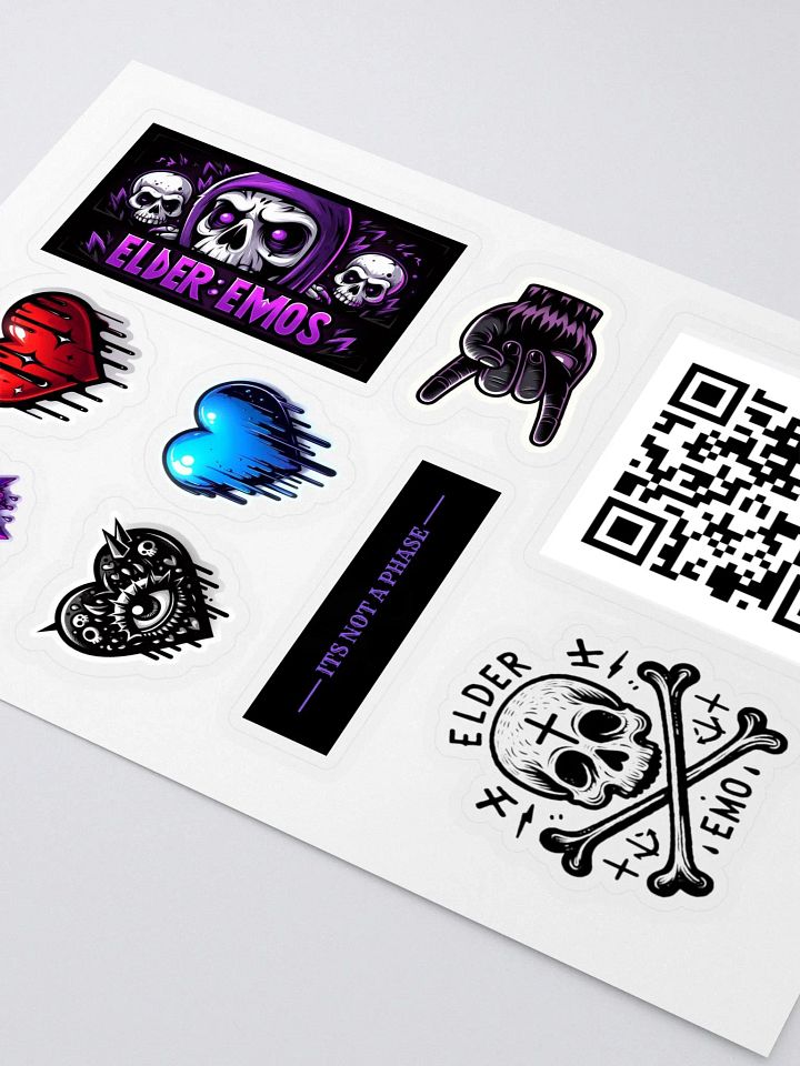 Rebellious Hearts Sticker Sheet product image (2)