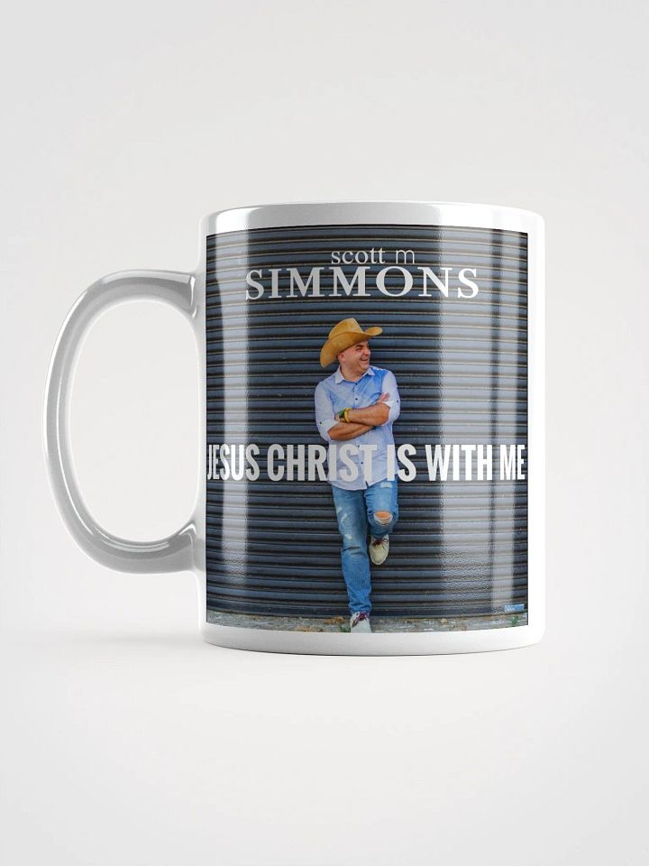 scott m Simmons Country Christian Artist Jesus Christ Is With Me Album Promo Mug product image (1)