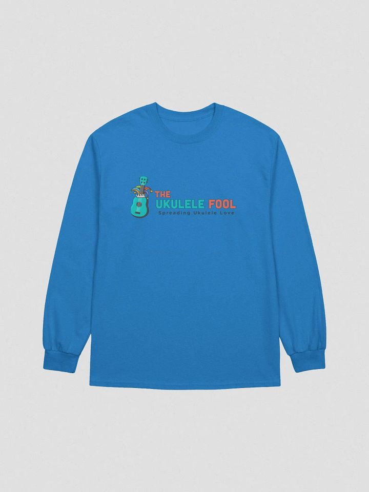 Long sleeve Ukulele Fool T-shirt - Blue product image (1)