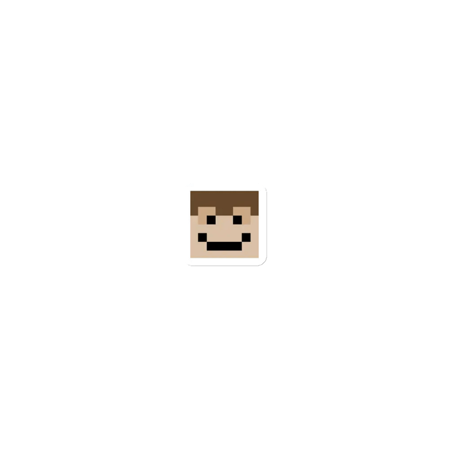 Minecraft Skin Dye Cut Sticker product image (1)